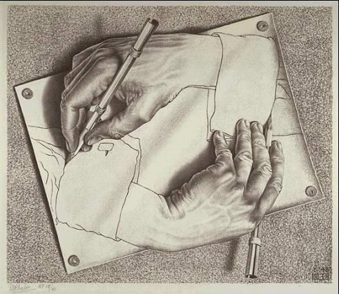 Escher: Drawing Hand