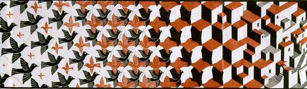 Escher: Metamorphosis II