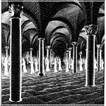 Escher: Procession in Crypt