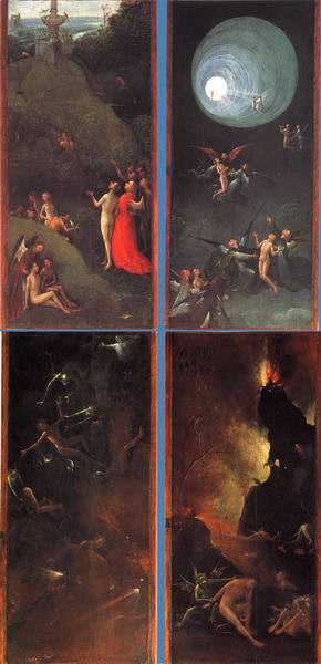 Bosch: Paradise and Hell: Terrestrial Paradise,  Ascent of the Blessed, Fall of the Damned, Hell