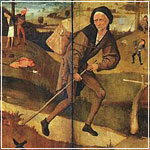 Bosch: Hay Wain (outer wings): The Path of Life