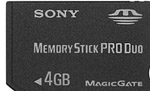 jordini - Продаю карту памяти Memory Stick Pro Duo 4GB для PSP за 2500 р.