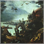 Breugel: Landscape with the Temptation of Saint Anthony